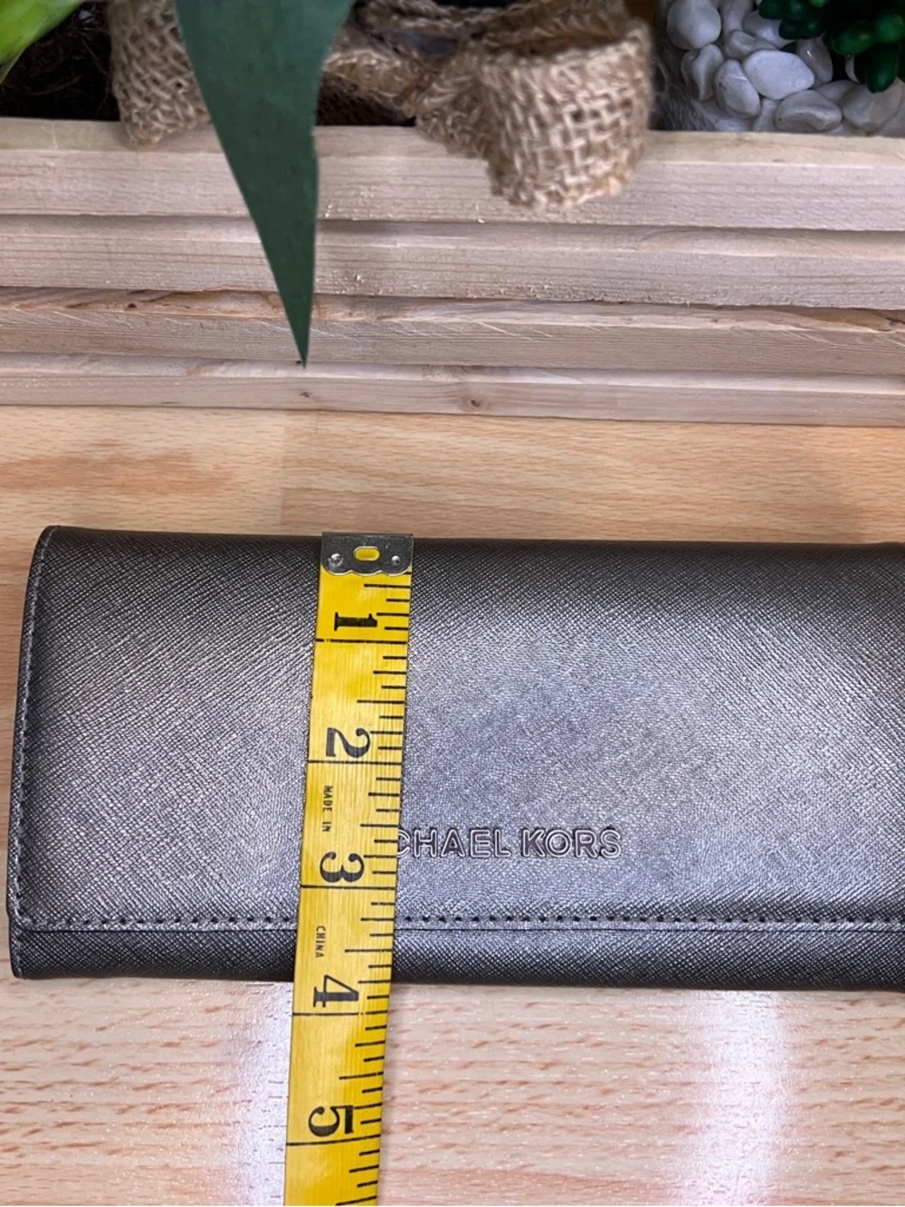 Michael Kors Jet Set Metallic Silver Wallet
